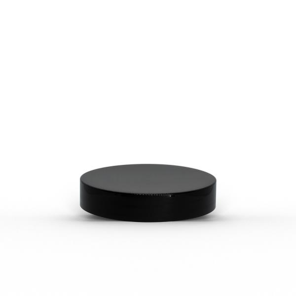 Black 53-400 PP Smooth Skirt Lid with Foam Liner